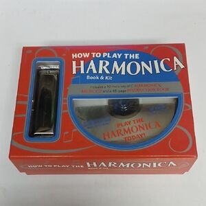 Harmonica Starter Set for Kids - Blue and Red